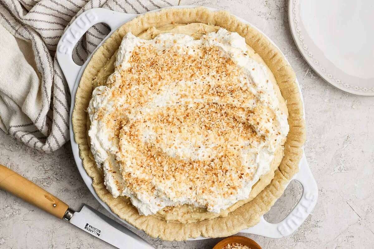 High-Protein Coconut Cream Pie Recipe